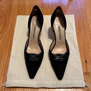Black Manolo Blahnik heels